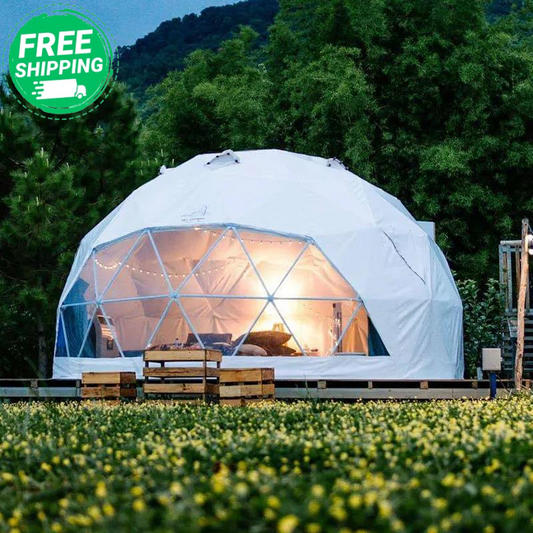 GeodesicTent for Leisure Resort Vacation Outdoor Glamping