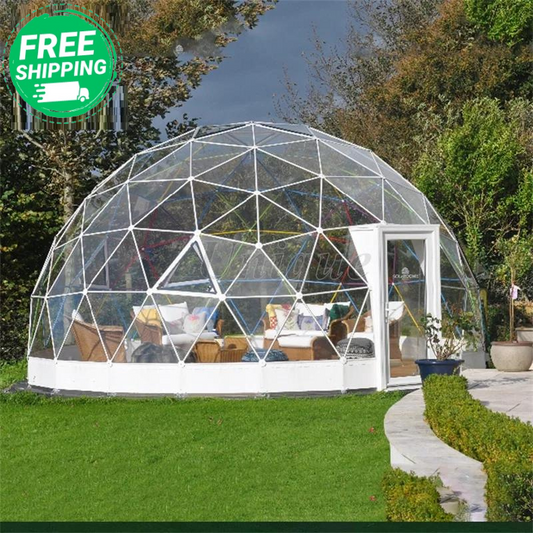Transparent Geodesic Dome Tents